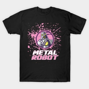 Metal Robot - Letters Only T-Shirt